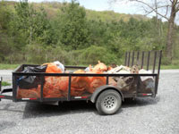 Trash From River